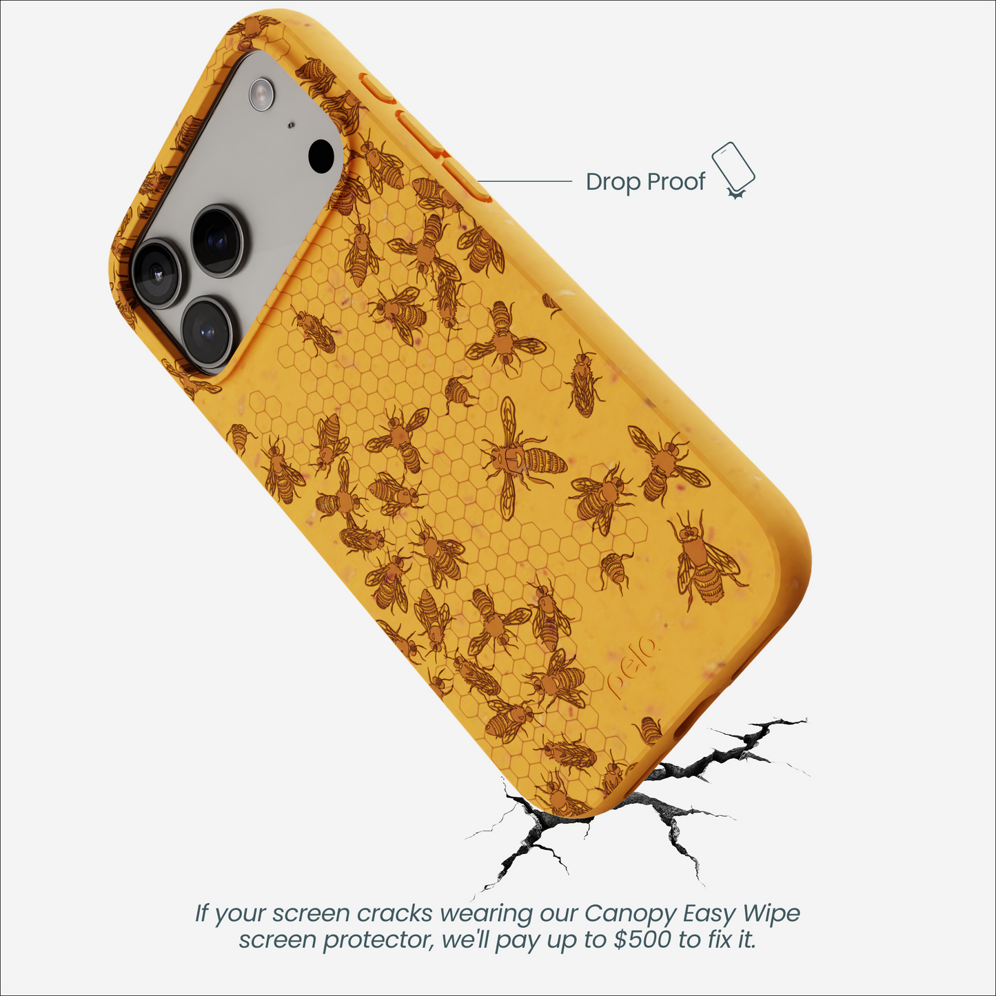 Honey Inside the Hive iPhone 17 Pro Max Case