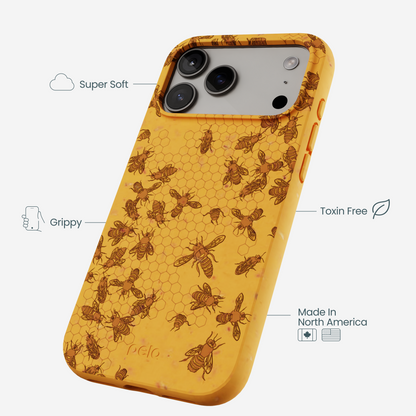 Honey Inside the Hive iPhone 17 Pro Max Case