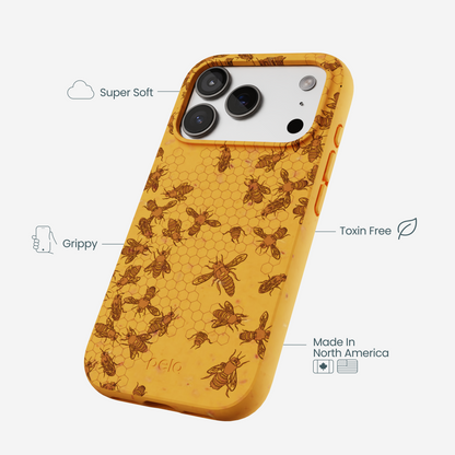 Honey Inside the Hive iPhone 17 Pro Case