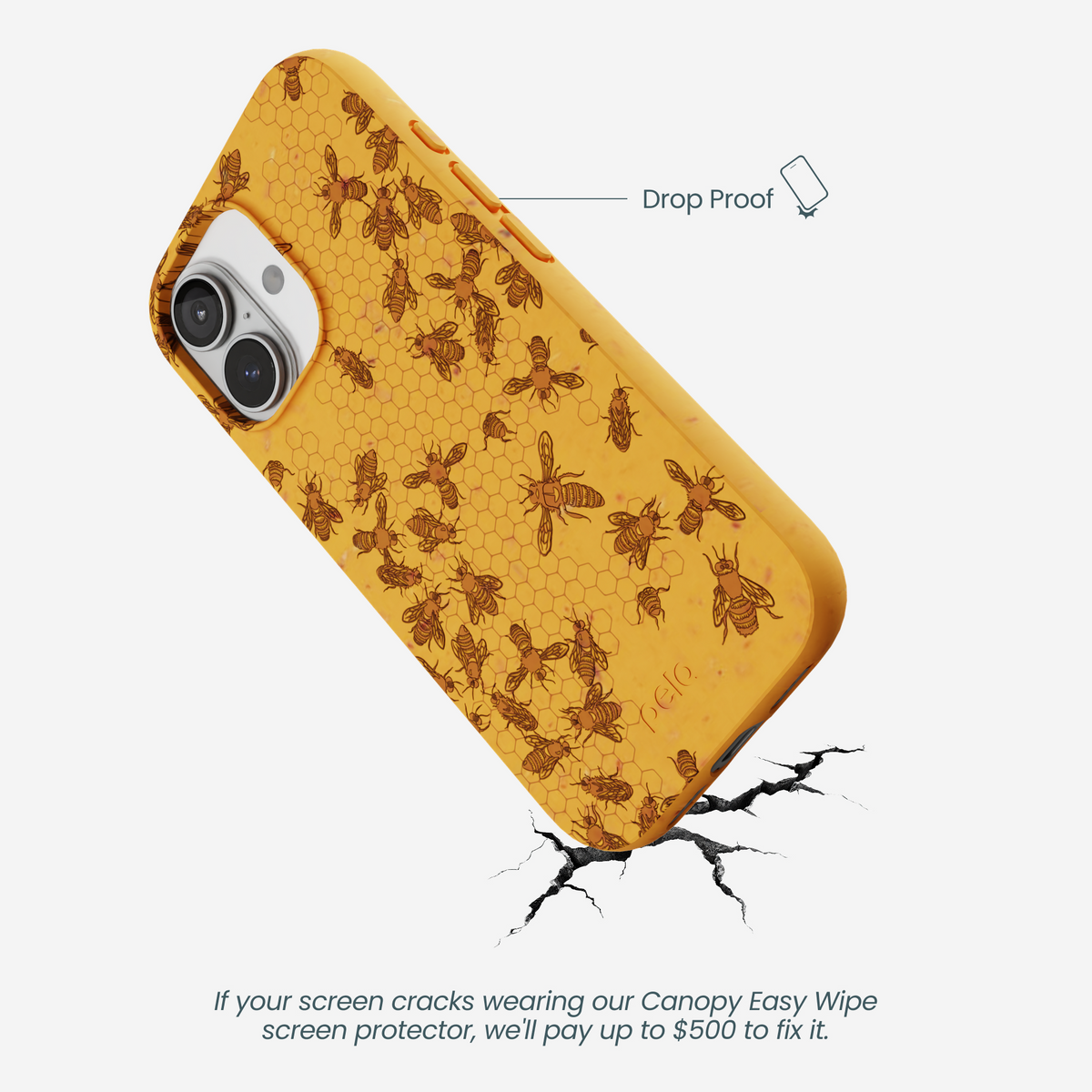 Honey Inside the Hive iPhone 17 Case
