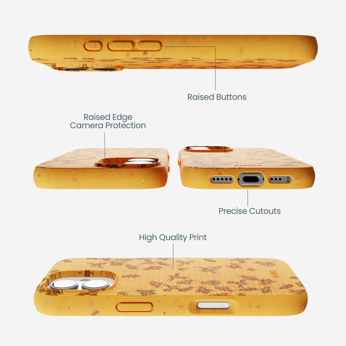Honey Inside the Hive iPhone 17 Case