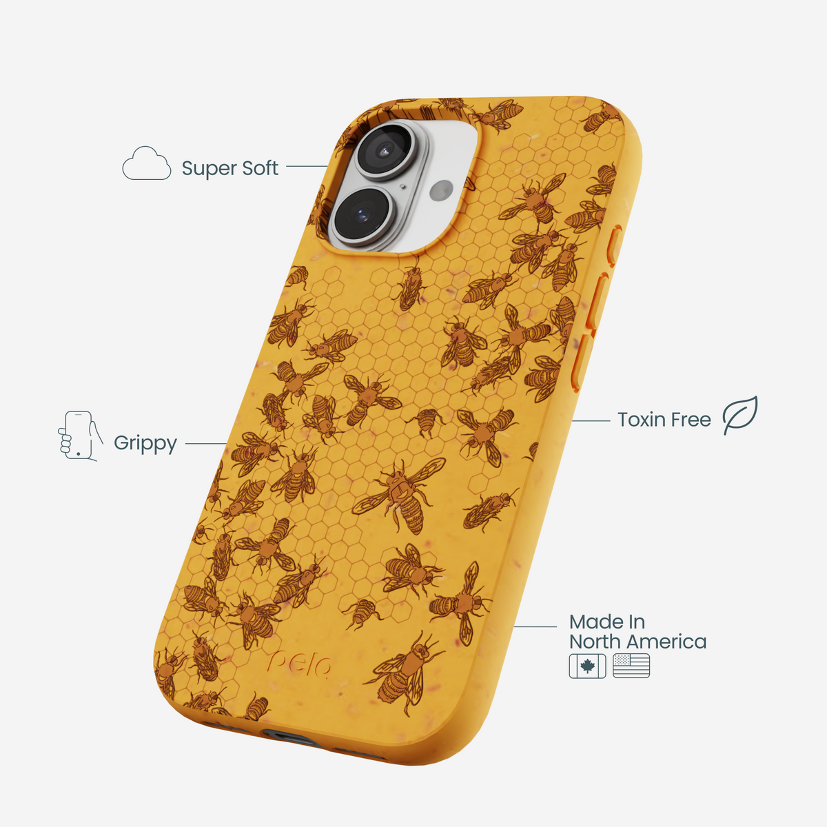 Honey Inside the Hive iPhone 17 Case