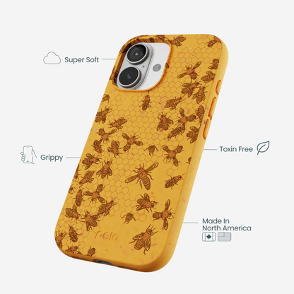Honey Inside the Hive iPhone 17 Case