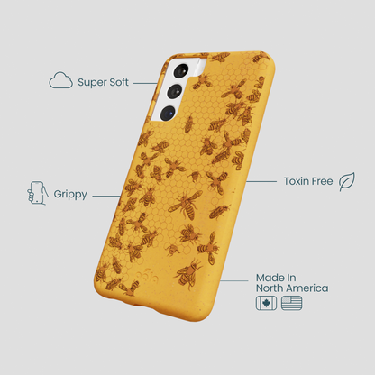 Honey Inside the Hive Samsung Galaxy S22 Case
