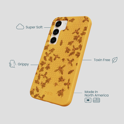 Honey Inside the Hive Samsung Galaxy S24 Case