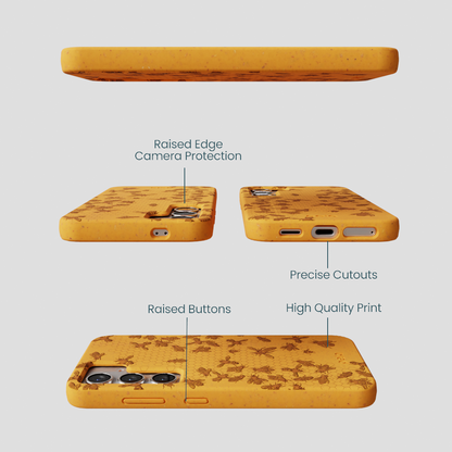 Honey Inside the Hive Samsung Galaxy S25 Case