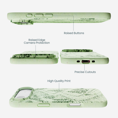 Sage Green Into the Mountains iPhone Air Case