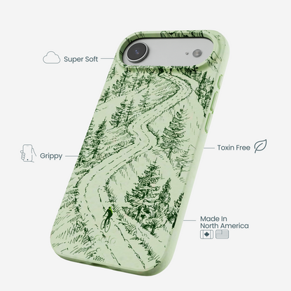Sage Green Into the Mountains iPhone Air Case
