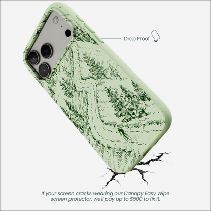 Sage Green Into the Mountains iPhone 17 Pro Max Case