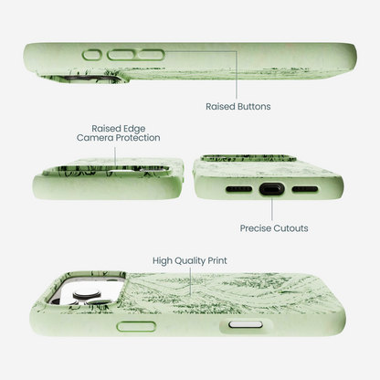 Sage Green Into the Mountains iPhone 17 Pro Max Case