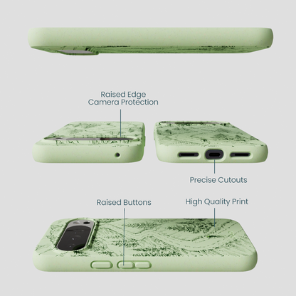 Sage Green Into the Mountains Google Pixel 10 Pro XL Case