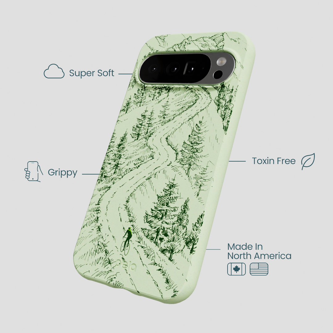Sage Green Into the Mountains Google Pixel 10 Pro XL Case