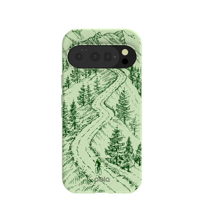 Sage Green Into the Mountains Google Pixel 10/10 Pro Case