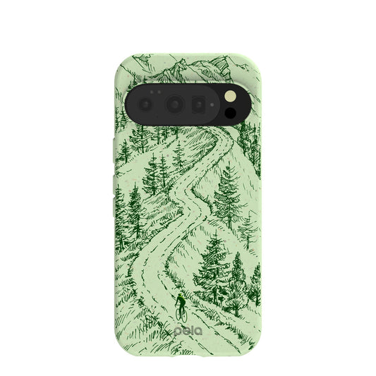Sage Green Into the Mountains Google Pixel 10/10 Pro Case
