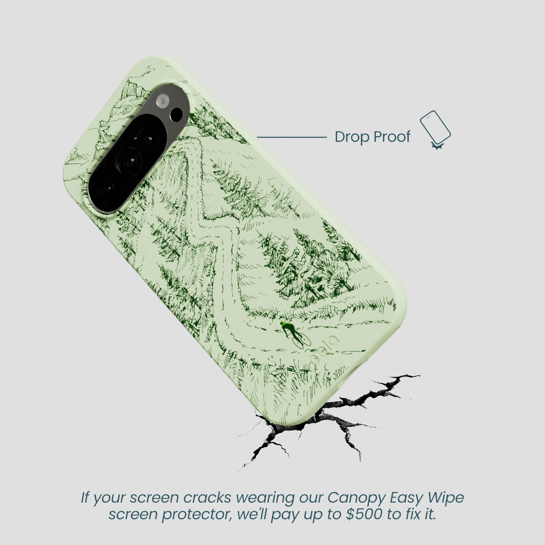 Sage Green Into the Mountains Google Pixel 10/10 Pro Case