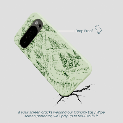Sage Green Into the Mountains Google Pixel 10/10 Pro Case