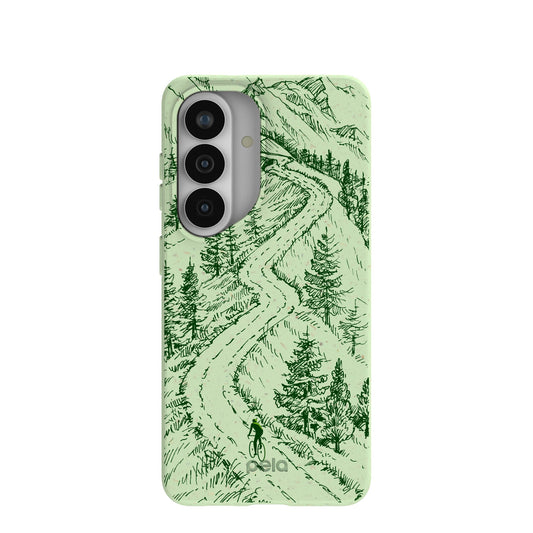 Sage Green Into the Mountains Samsung Galaxy S26 Case