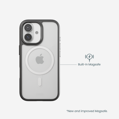 Clear Boreal iPhone 17 Case With Noir Ridge (MagSafe included)