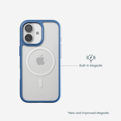 Clear Silly Goose iPhone 17 Case With True Blue Ridge (MagSafe included)