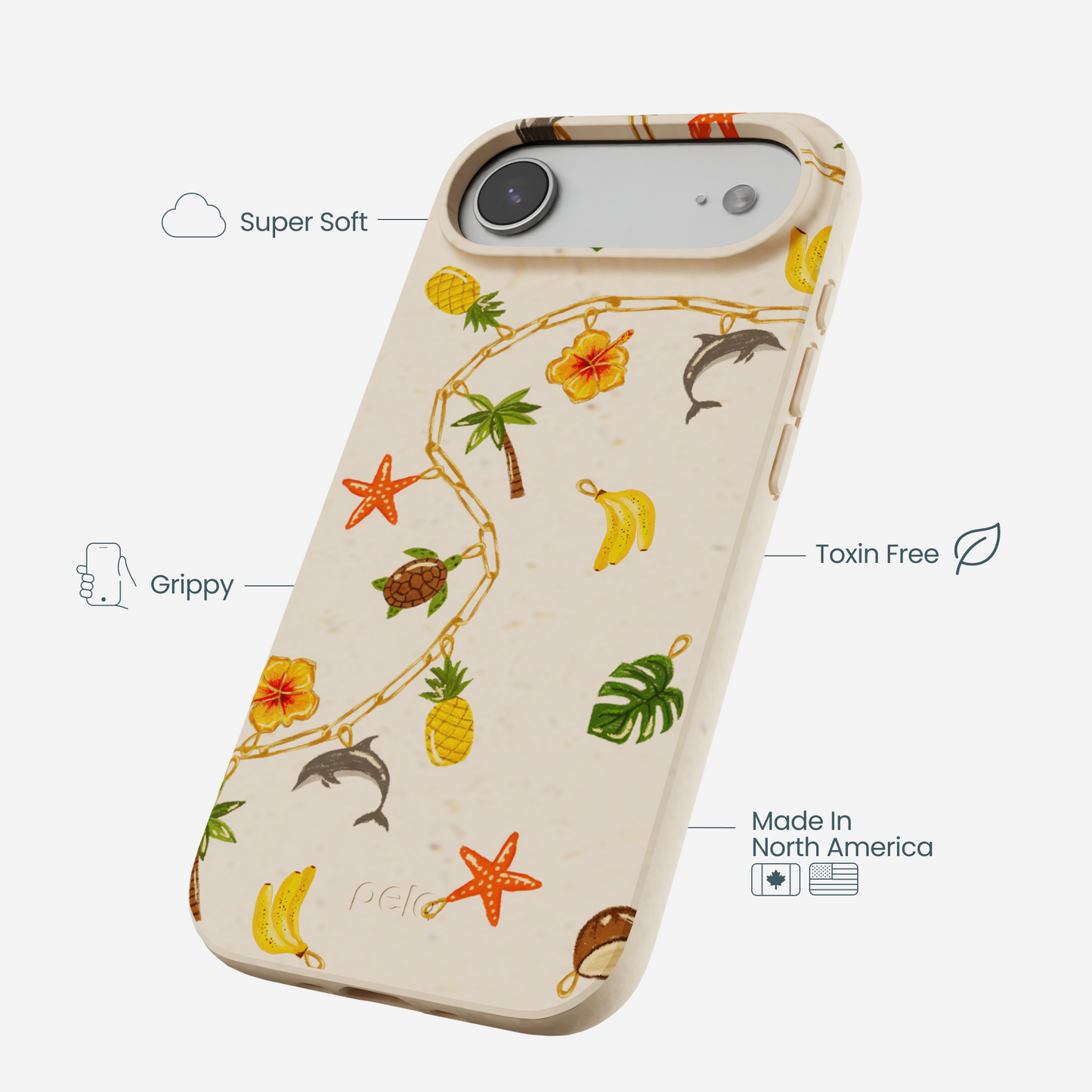 Seashell Island Charms iPhone Air Case