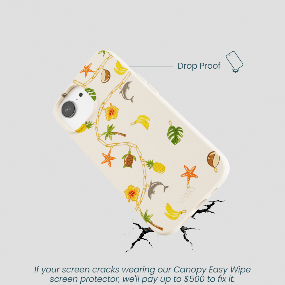 Seashell Island Charms iPhone 16e/17e Case