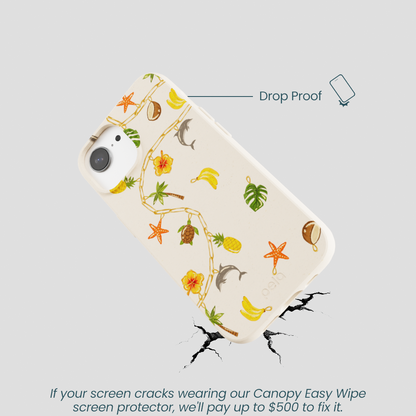 Seashell Island Charms iPhone 16e/17e Case