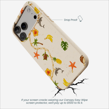 Seashell Island Charms iPhone 17 Pro Max Case