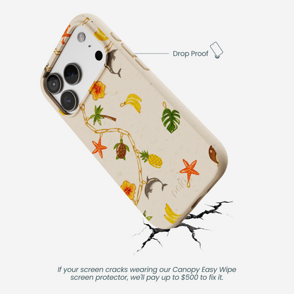Seashell Island Charms iPhone 17 Pro Case