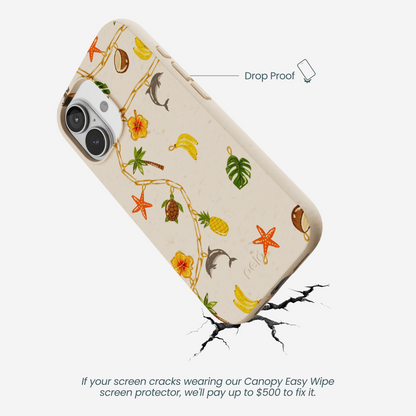 Seashell Island Charms iPhone 17 Case