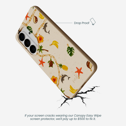 Seashell Island Charms Samsung Galaxy S26 Case