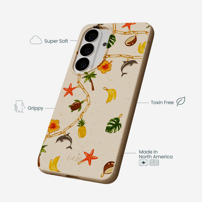 Seashell Island Charms Samsung Galaxy S26 Case