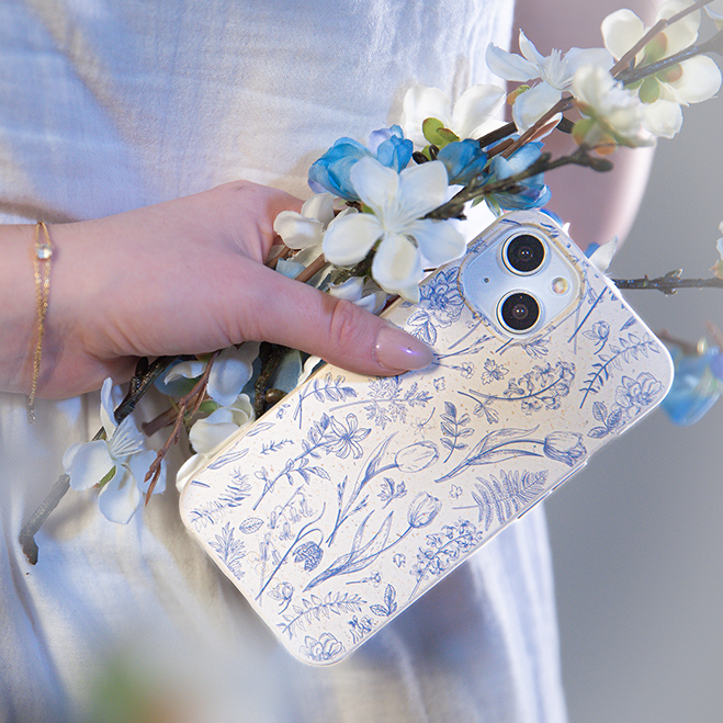London Fog Indigo Bouquet Samsung Galaxy S26 Ultra Case