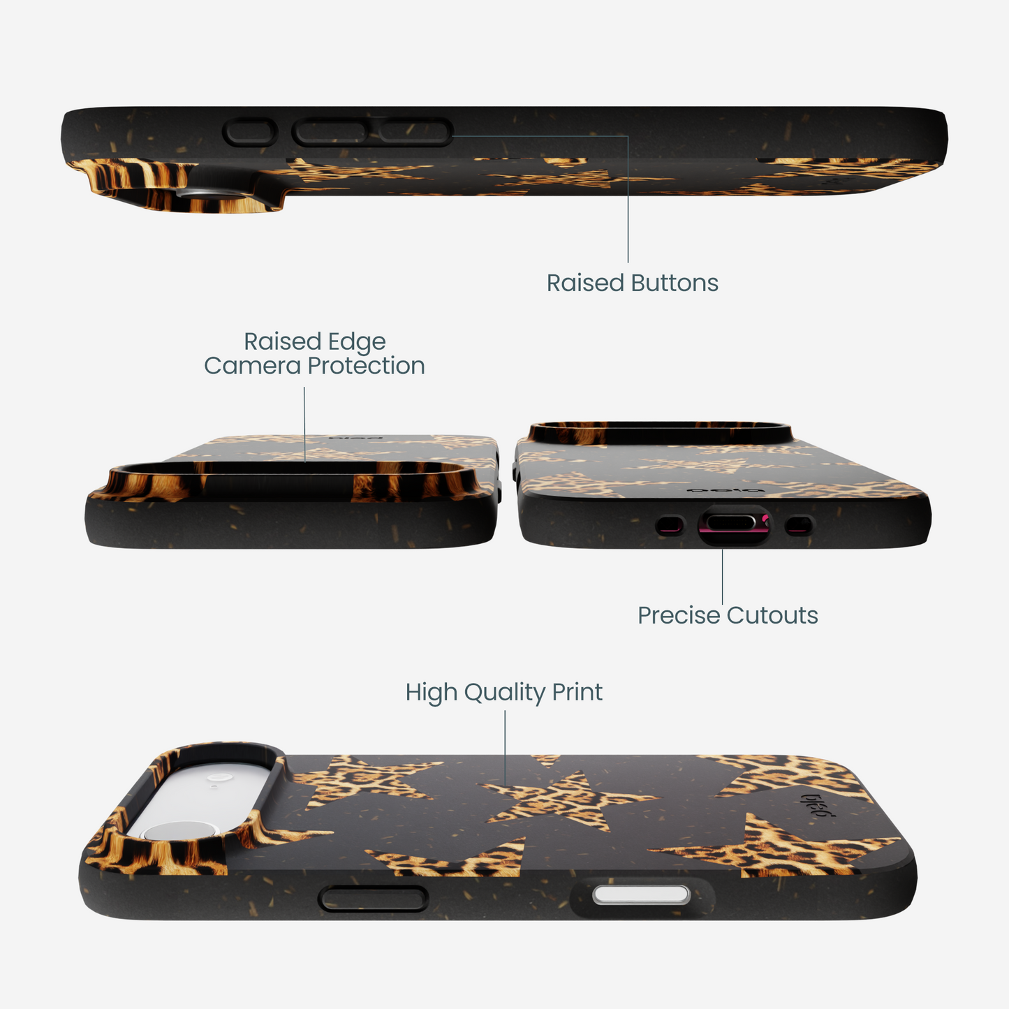 Black Jaguar Stars iPhone Air Case