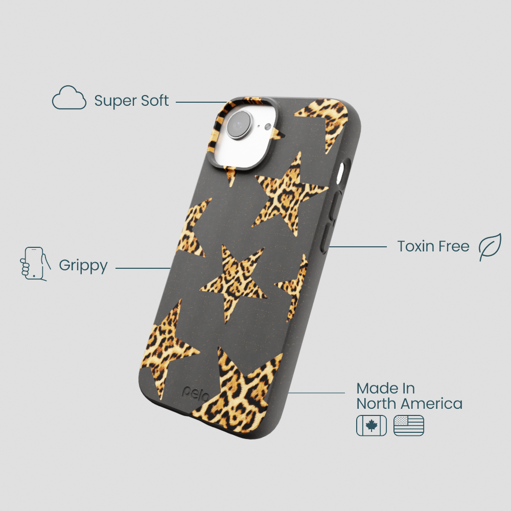 Black Jaguar Stars iPhone 16e/17e Case