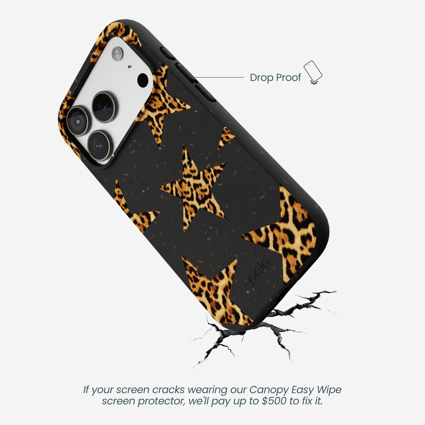 Black Jaguar Stars iPhone 17 Pro Case