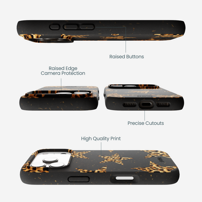 Black Jaguar Stars iPhone 17 Pro Case