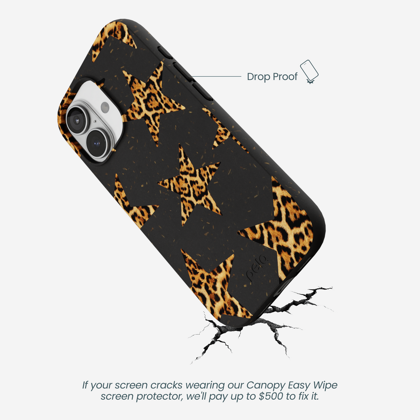 Black Jaguar Stars iPhone 17 Case