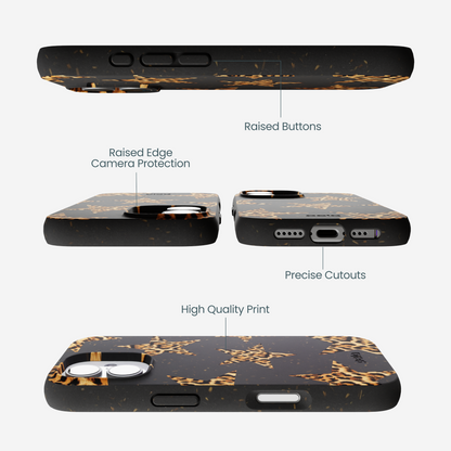 Black Jaguar Stars iPhone 17 Case
