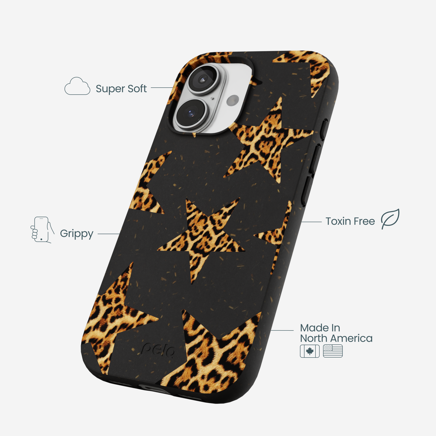 Black Jaguar Stars iPhone 17 Case