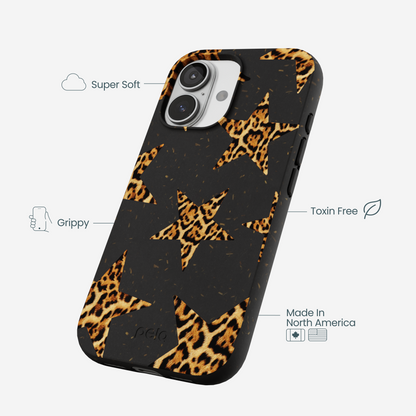 Black Jaguar Stars iPhone 17 Case