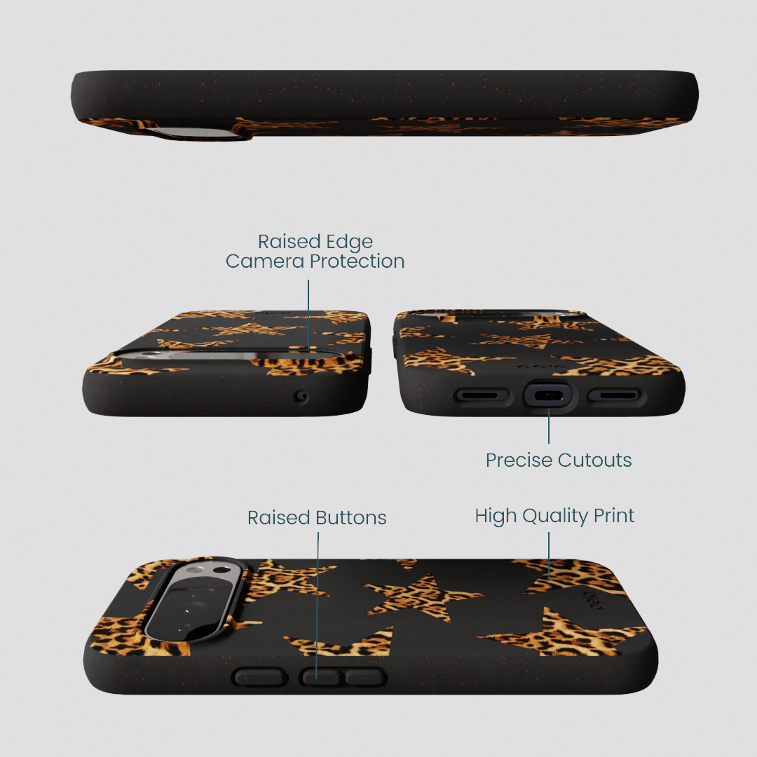 Black Jaguar Stars Google Pixel 10 Pro XL Case
