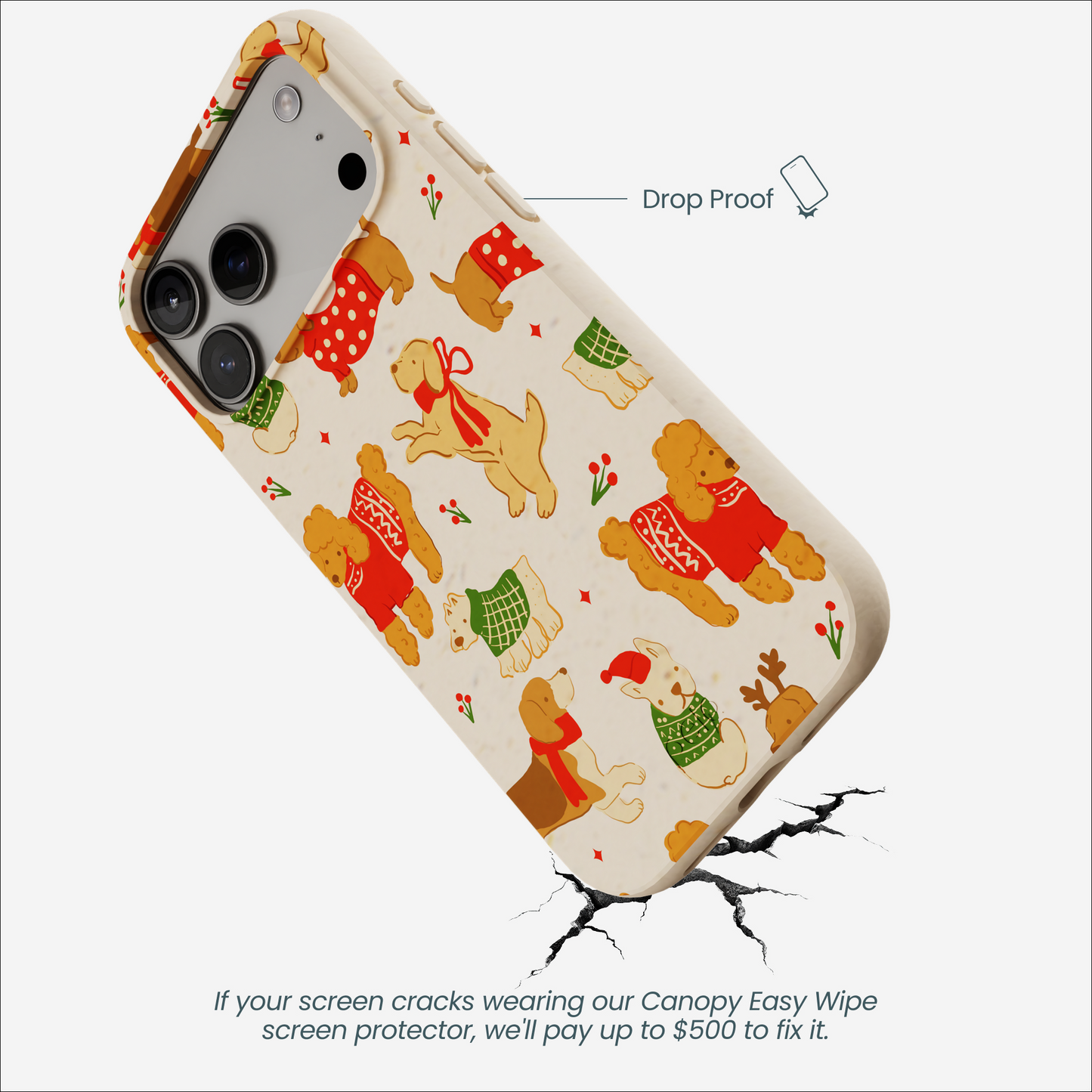 Seashell Jolly Doggos iPhone 17 Pro Max Case