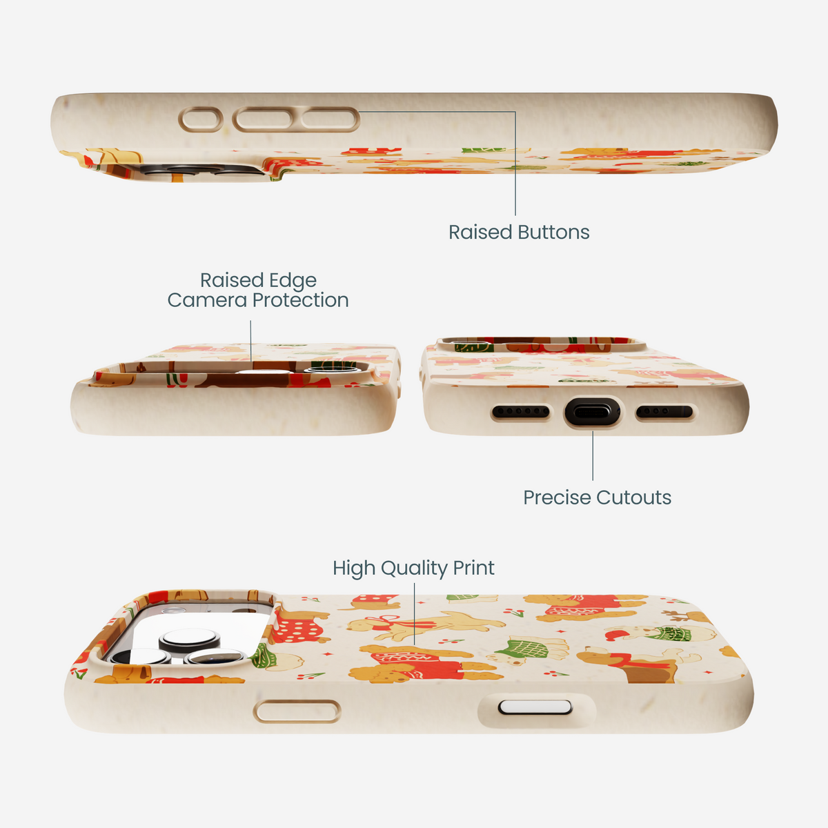 Seashell Jolly Doggos iPhone 17 Pro Max Case