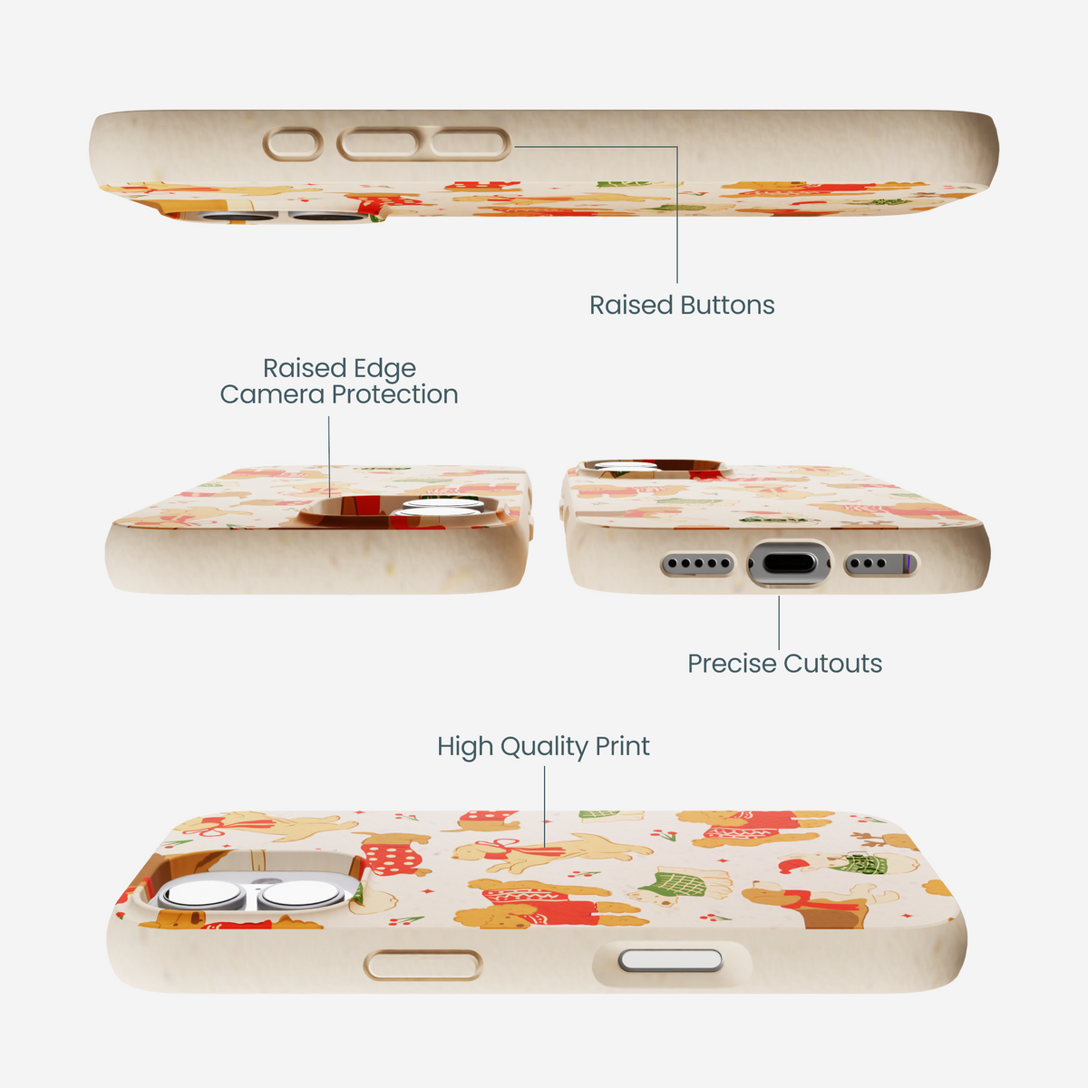 Seashell Jolly Doggos iPhone 17 Case