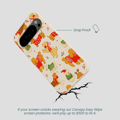 Seashell Jolly Doggos Google Pixel 10/10 Pro Case