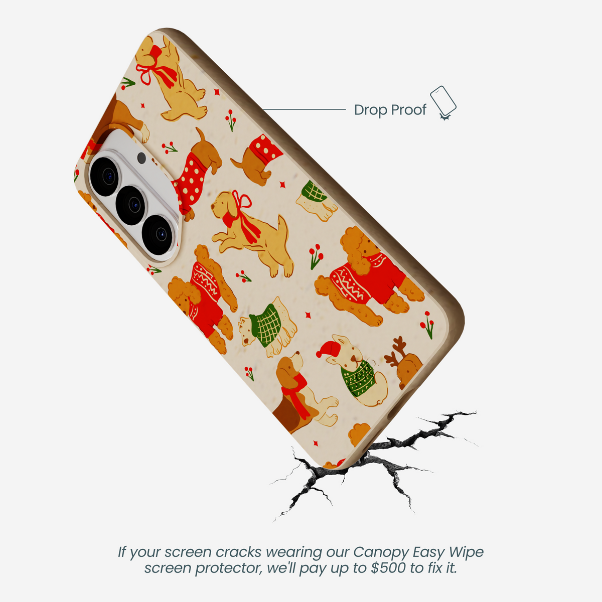 Seashell Jolly Doggos Samsung Galaxy S26 Case