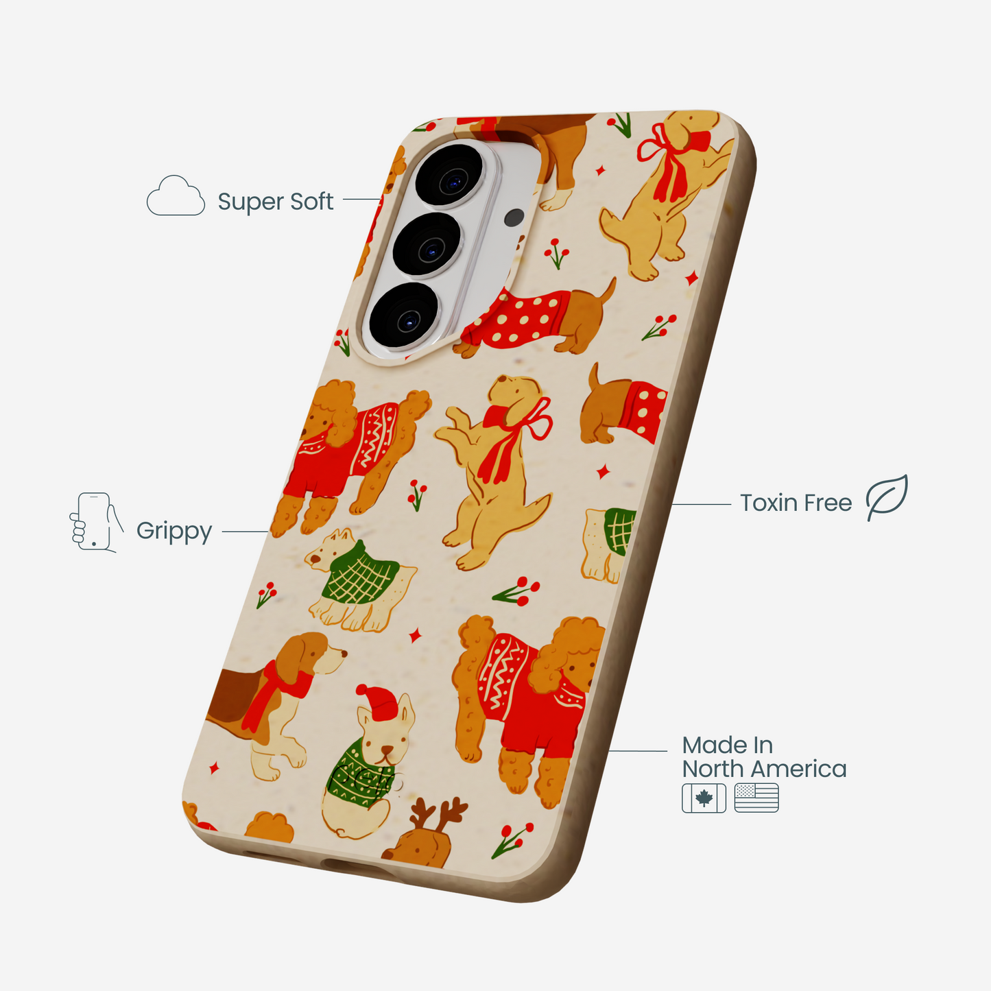 Seashell Jolly Doggos Samsung Galaxy S26 Case