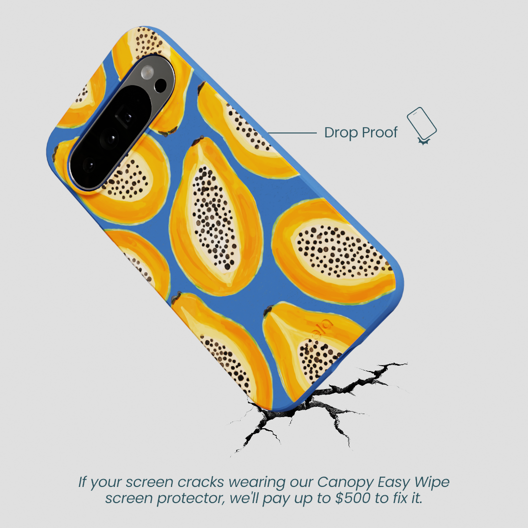 Electric Blue Juicy Papayas Google Pixel 10 Pro XL Case