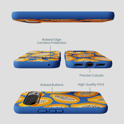 Electric Blue Juicy Papayas Google Pixel 10 Pro XL Case