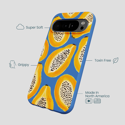 Electric Blue Juicy Papayas Google Pixel 10 Pro XL Case